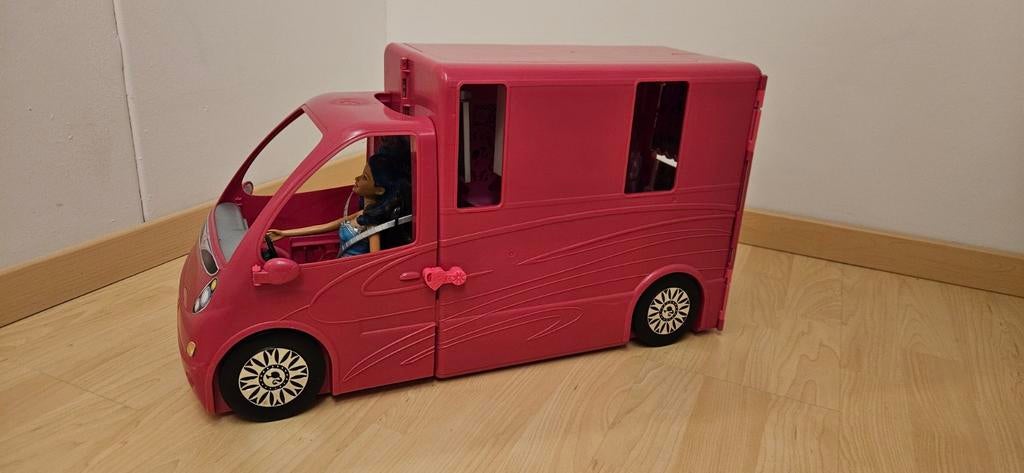 Barbie Camper met accessoires, Ophalen, Gebruikt