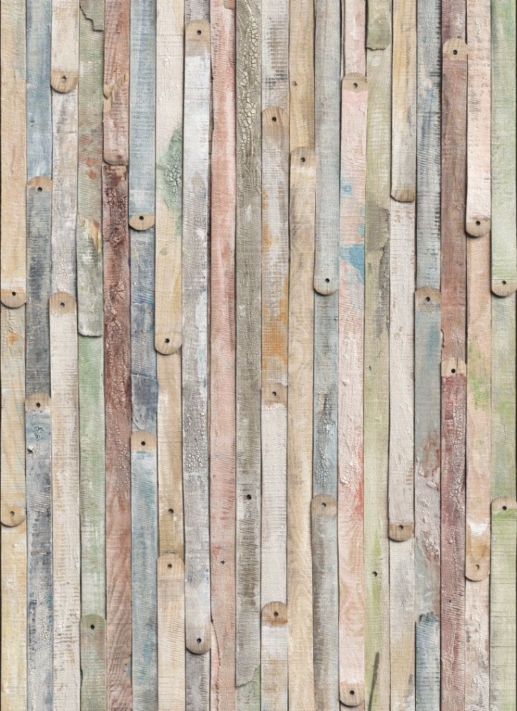 Vintage Wood behang 184 x 254 cm NU 25% echte korting!, Verzenden, Fotobehang