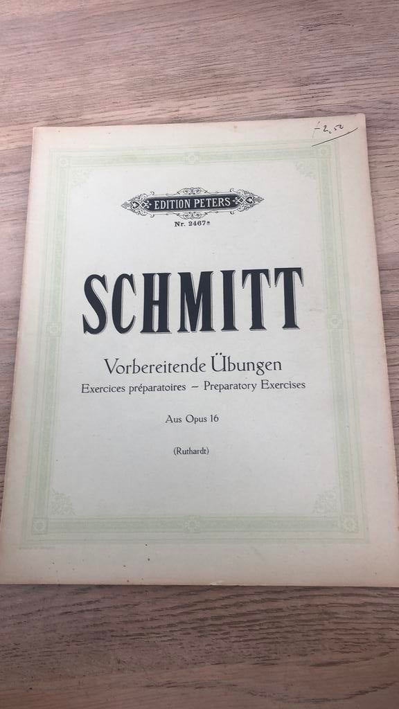 Schmitt Edition Peters Nr. 2467, Muziek en Instrumenten, Bladmuziek, Ophalen of Verzenden, Gebruikt, Artiest of Componist, Klassiek