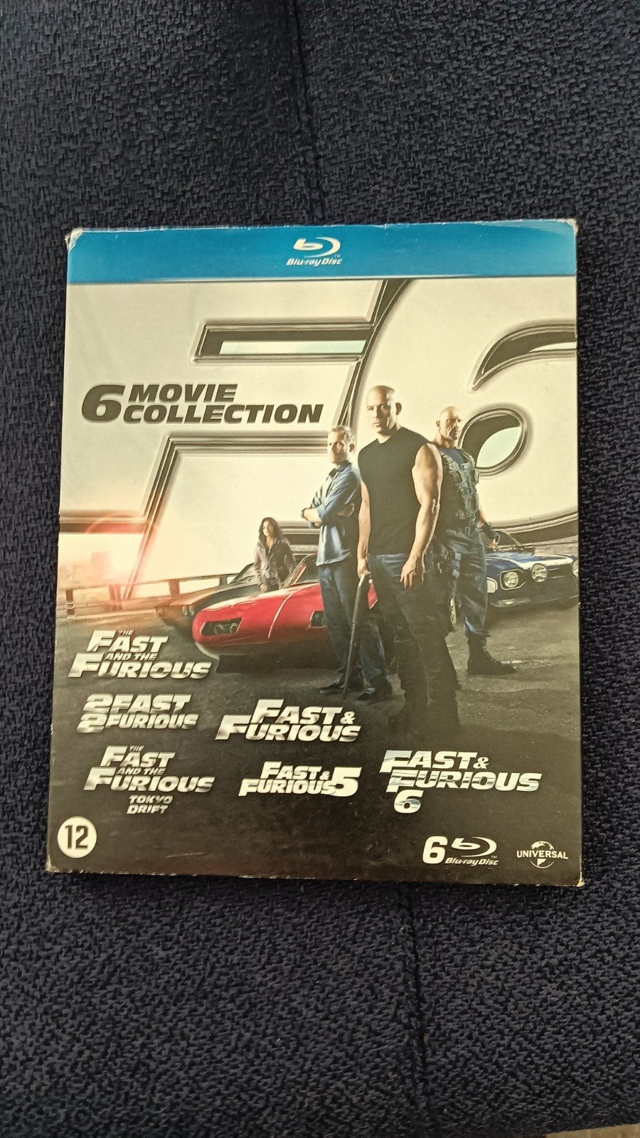 Fast and the Furious bluray box 1 tm 6 NL ondertiteld, Ophalen of Verzenden, Zo goed als nieuw, Actie