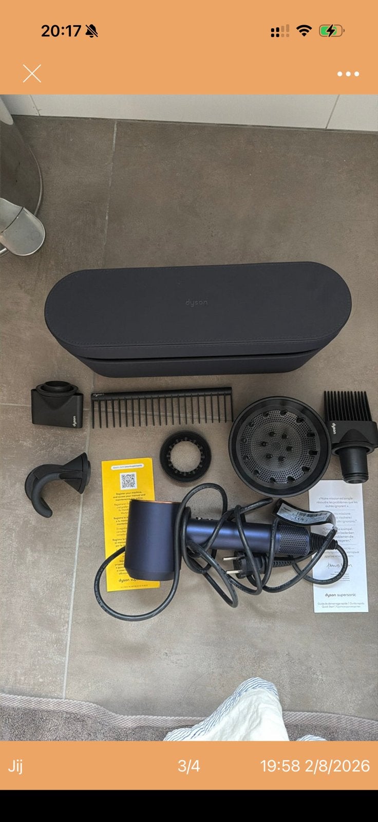 Dyson Supersonic HD07 Föhn - Zo goed als nieuw, Ophalen of Verzenden, Zo goed als nieuw, Haarverzorging