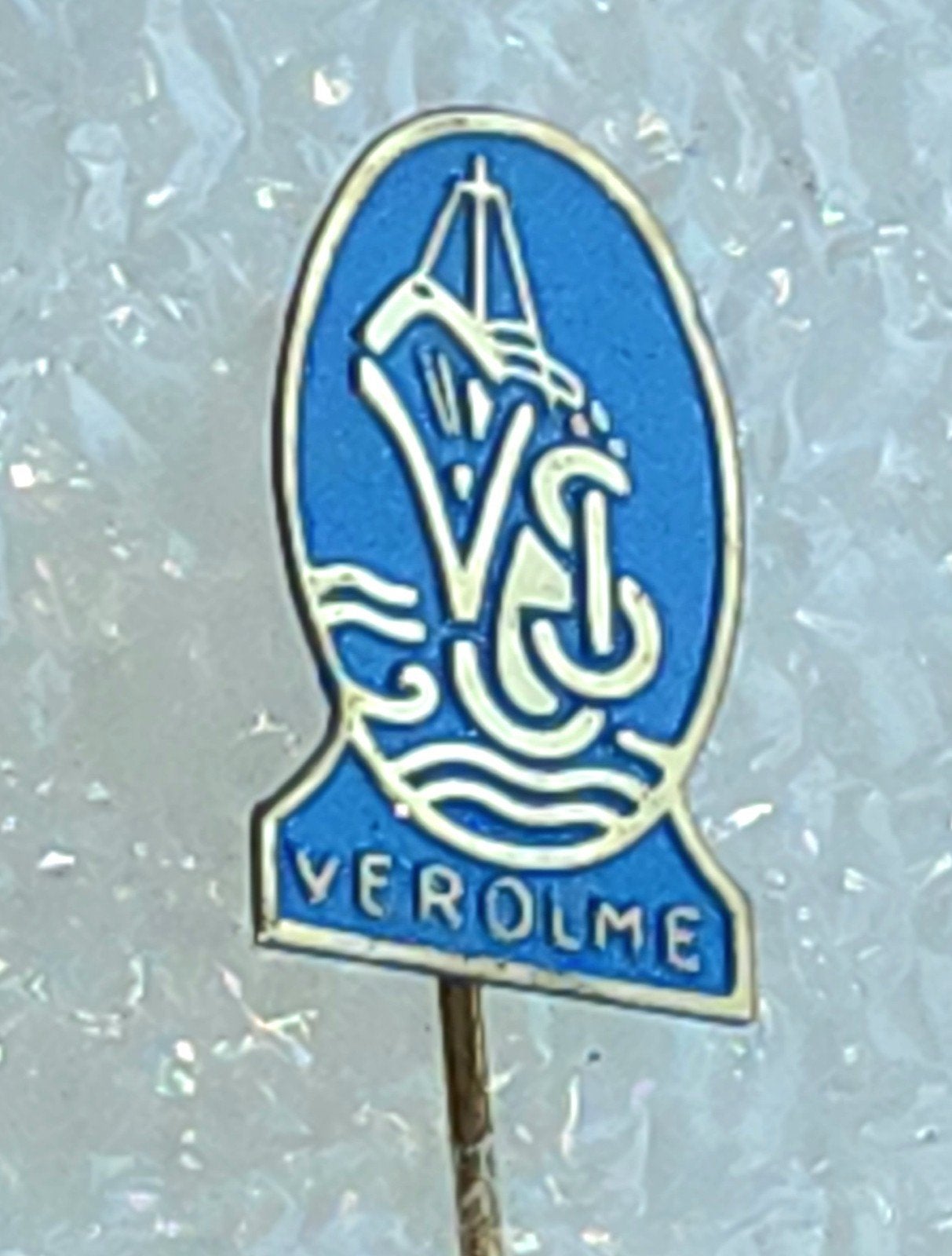Vintage Verolme Speldje - Scheepvaart, Ophalen of Verzenden, Gebruikt, Transport, Speldje of Pin