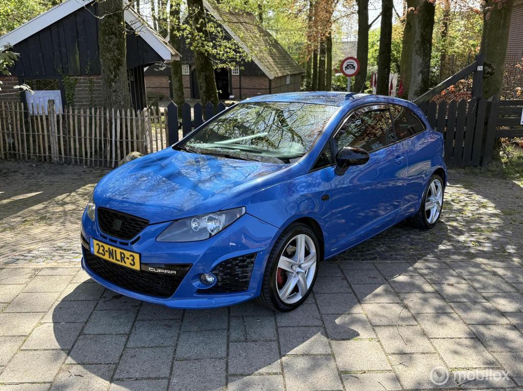 Seat Ibiza SC 1.4 TSI Cupra DSG 'Nieuwe Motor' & APK!, Auto's, Seat, Euro 5, Stof, Gebruikt, Zwart