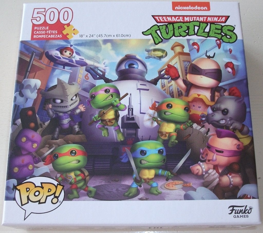 Puzzel *** TEENAGE MUTANT NINJA TURTLES *** Funko Pop!, Ophalen of Verzenden, 500 t/m 1500 stukjes, Zo goed als nieuw, Legpuzzel