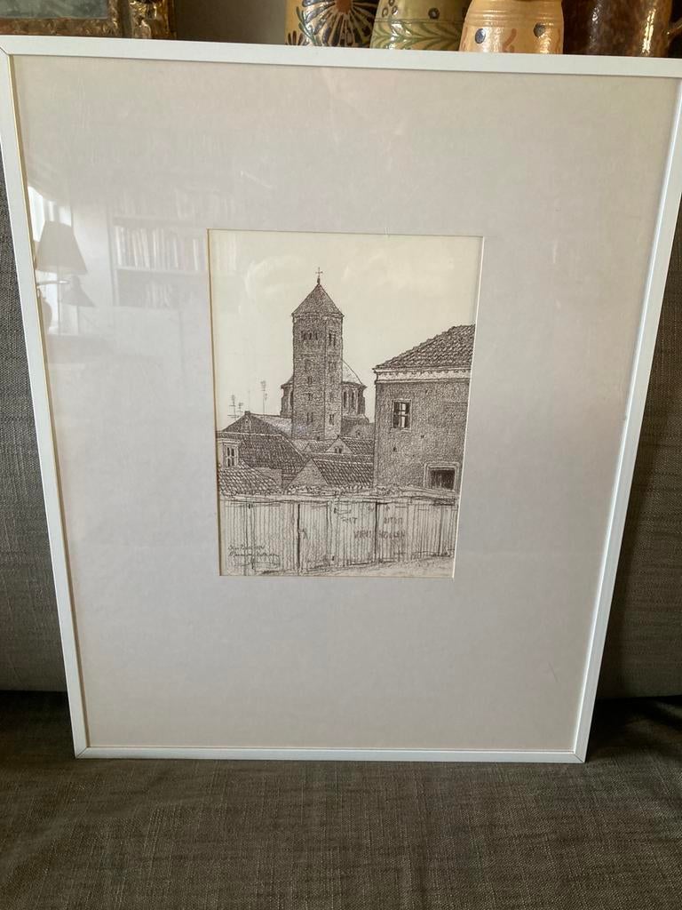 Authentieke tekening van ‘s Hertogenbosch, Ophalen of Verzenden