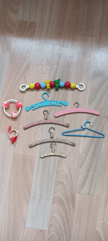 Vintage poppenkleerhangers en accessoires, Ophalen of Verzenden, Gebruikt, Accessoires