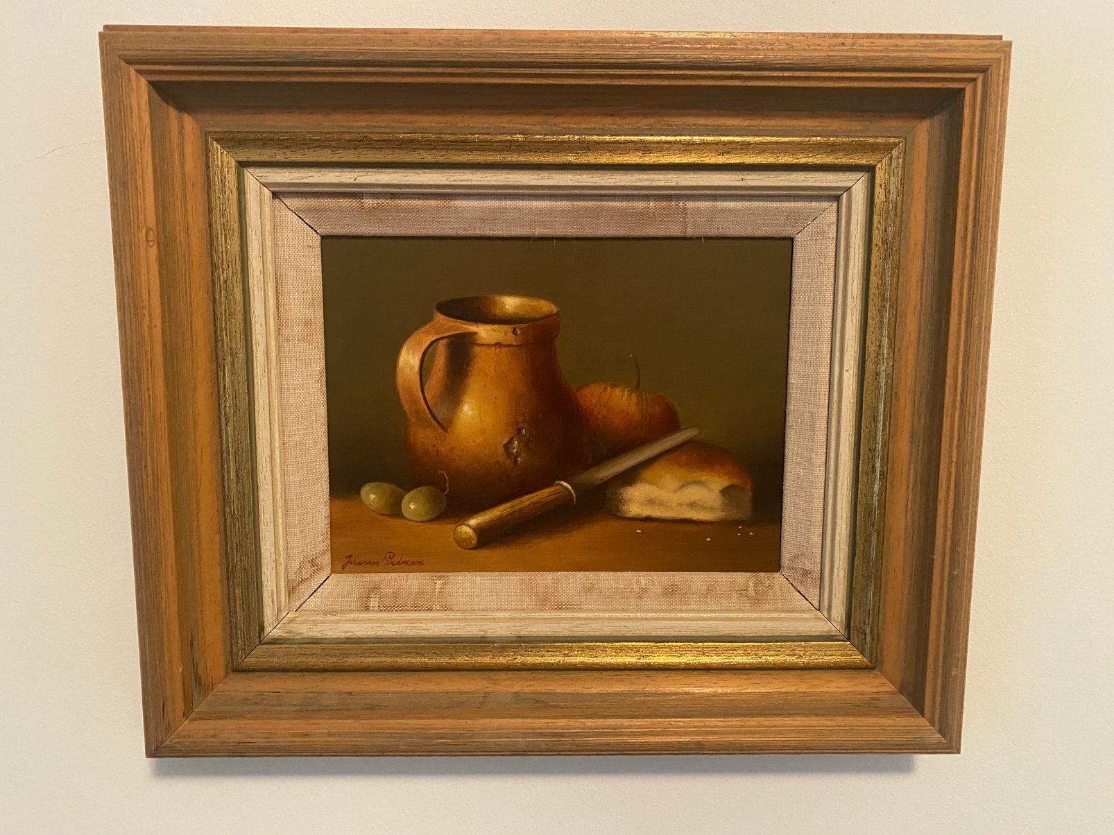 Johannes Eerdmans schilderij incl lijst, Ophalen