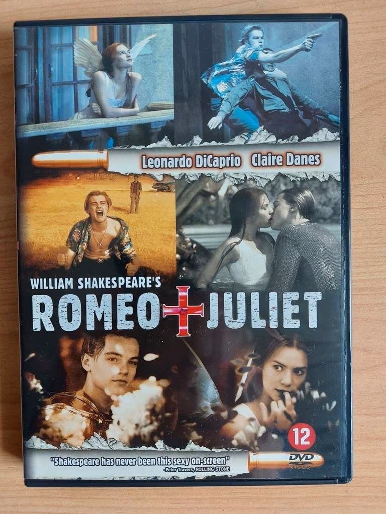 Romeo + Juliet - Leonardo di Caprio, Cd's en Dvd's, Alle leeftijden, Ophalen of Verzenden, Zo goed als nieuw