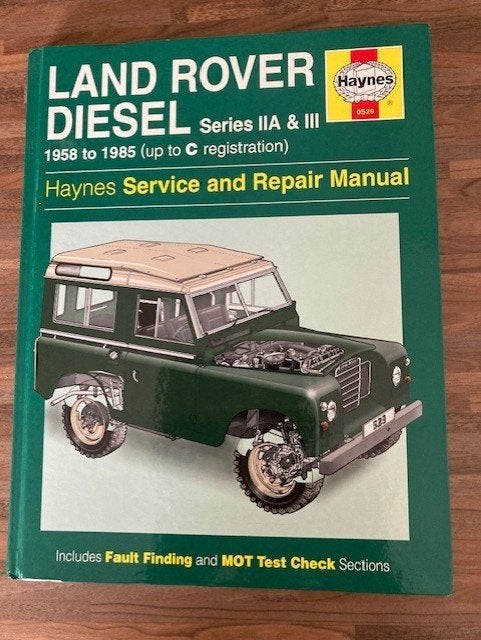 Haynes 0529 Manual Handboek Land Rover Diesel series IIA&III, Ophalen of Verzenden, Nieuw, Overige merken