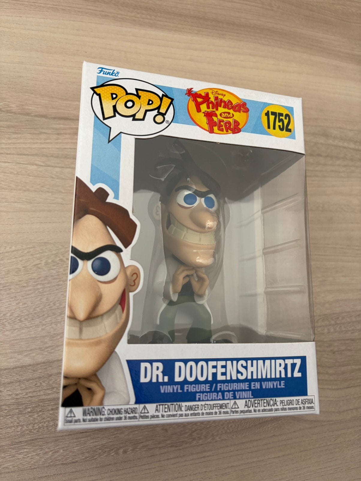 Dr. Doofenshmirtz #1752 Funko Pop! Disney Phineas and Ferb, Funko Europe, Ophalen of Verzenden, Zo goed als nieuw, 4th floor, 1 Queen Caroline St, London W6 9YN, Verenigd Koninkrijk