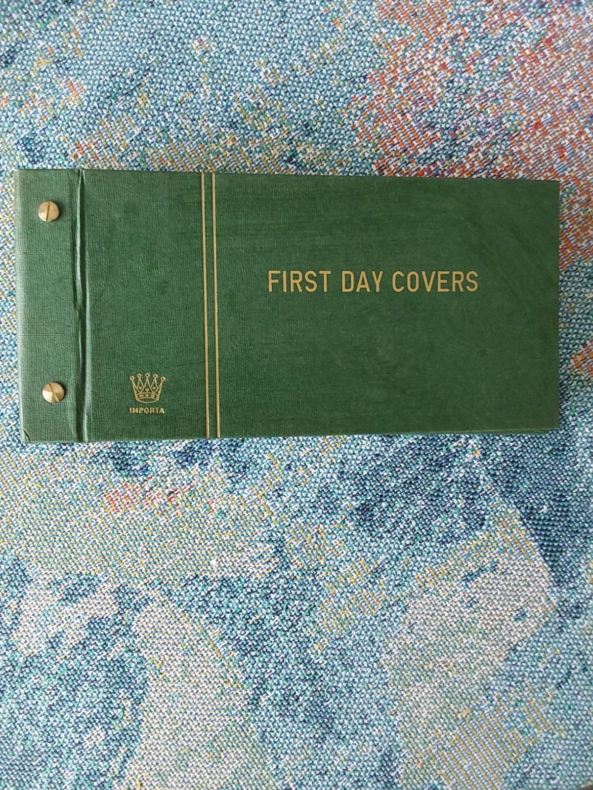 Leeg meeneem Fdc album in kartonnen cassette 24 bladzijden, Postzegels en Munten, Ophalen of Verzenden, Verzamelalbum