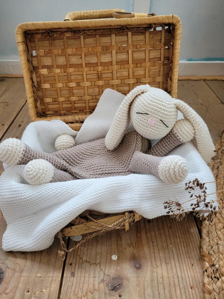 Knuffeldoekje gehaakt. Nieuw., Kinderen en Baby's, Speelgoed | Knuffels en Pluche, Ophalen of Verzenden, Nieuw