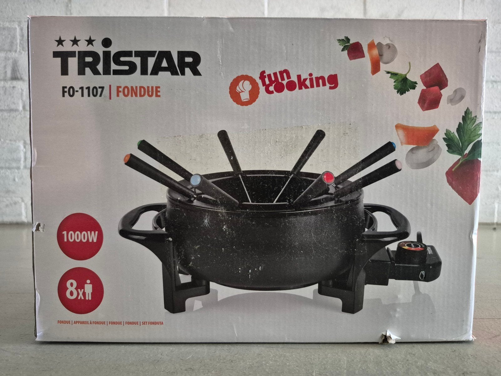 Tristar FO-1107 Fonduepan - Nieuw in doos, Ophalen of Verzenden, Nieuw, Elektrisch, Fonduepan