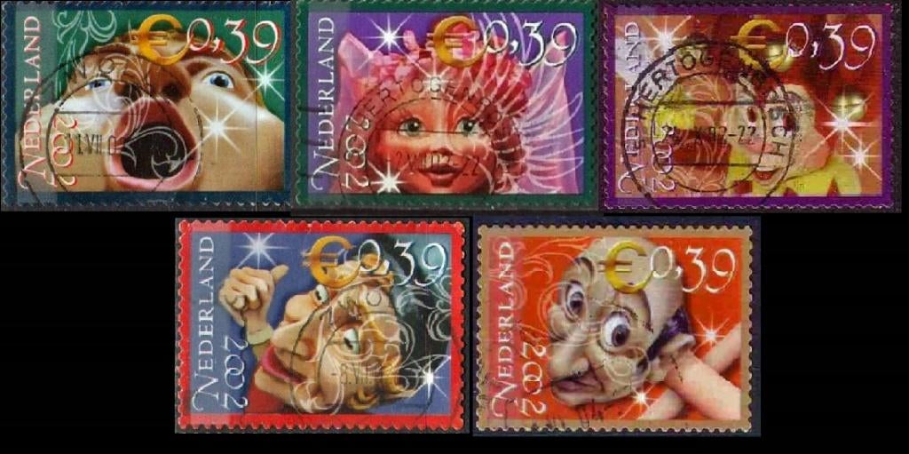 Efteling, Postzegels en Munten, Postzegels | Nederland, Verzenden, Na 1940, Gestempeld