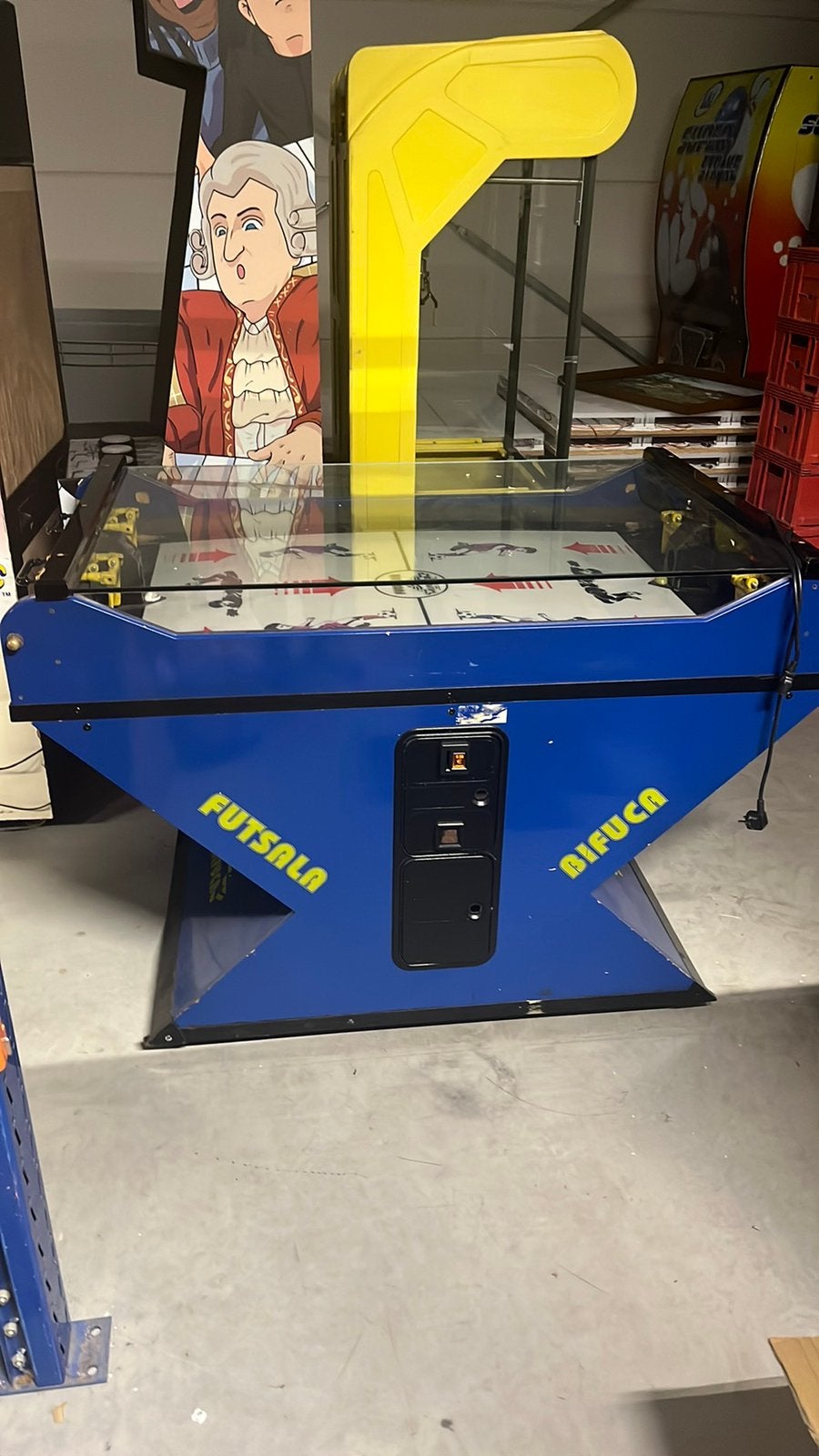 Futsala Bifuca arcade speelautomaat voetbaltafel, Verzamelen, Ophalen, Gebruikt