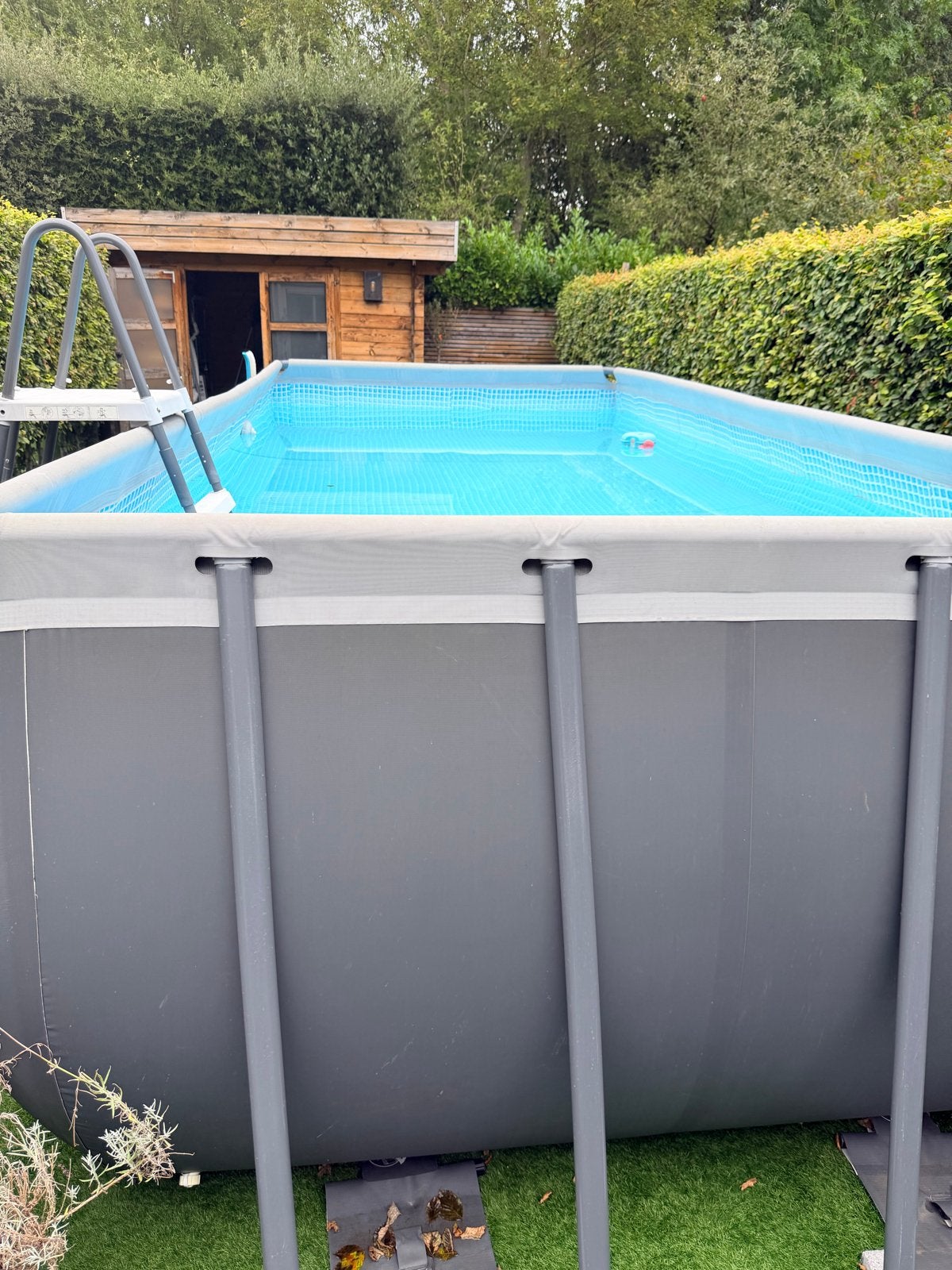 Intex Opzetzwembad met warmtepomp en zandfilter, Gebruikt, 200 tot 300 cm, Rechthoekig, Ophalen
