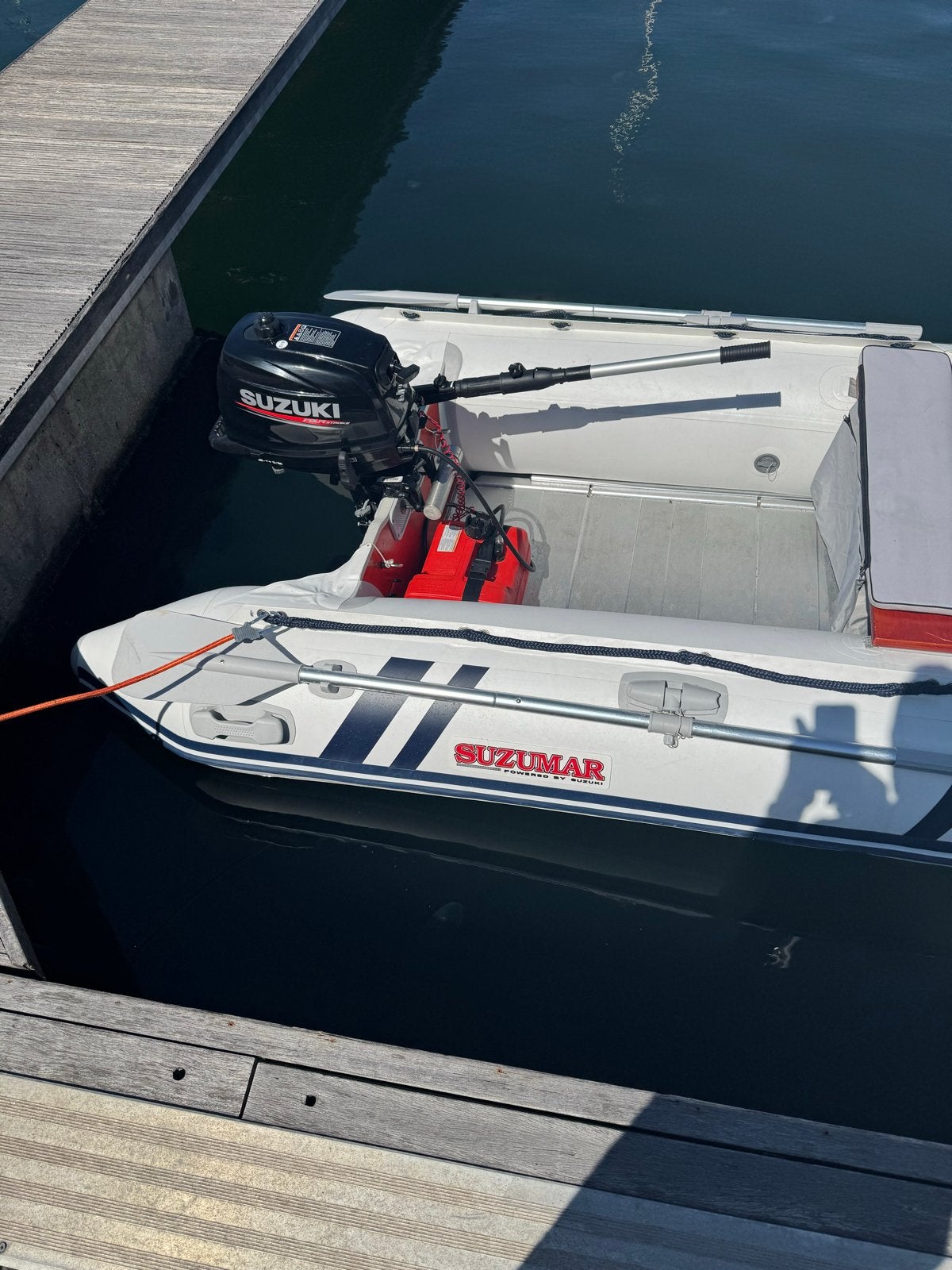 Suzumar MX-290/0AL Opblaasboot met Suzuki Buitenboordmotor, Ophalen, Aluminium, Inclusief motor, Suzumar