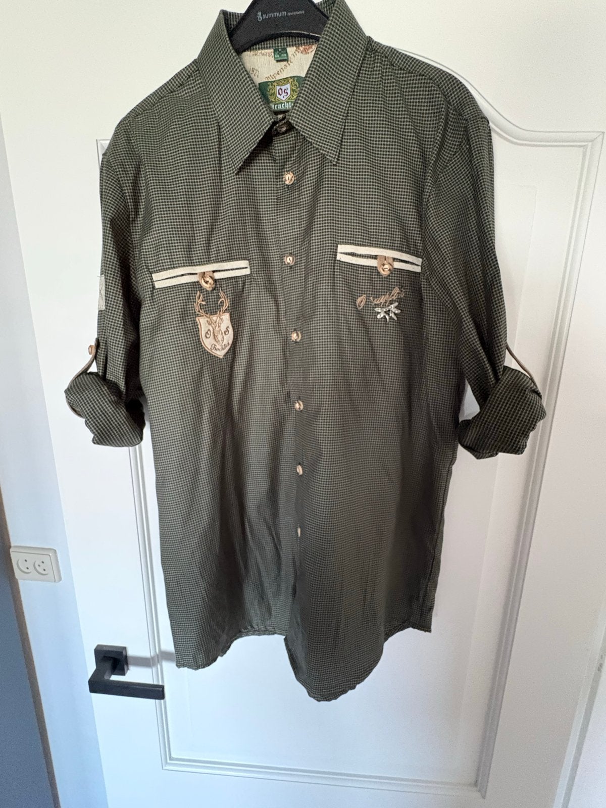 OS Trachten Alpenjager Blouse Maat M, Ophalen, Maat 48/50 (M), Nieuw, Overige thema's