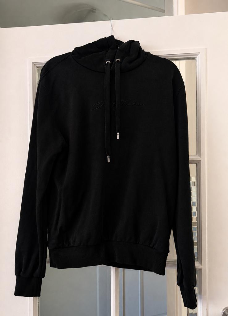 Zwarte heren hoody sweater dolce & gabanna maat L 52, Kleding | Heren, Truien en Vesten, Ophalen of Verzenden, Zo goed als nieuw