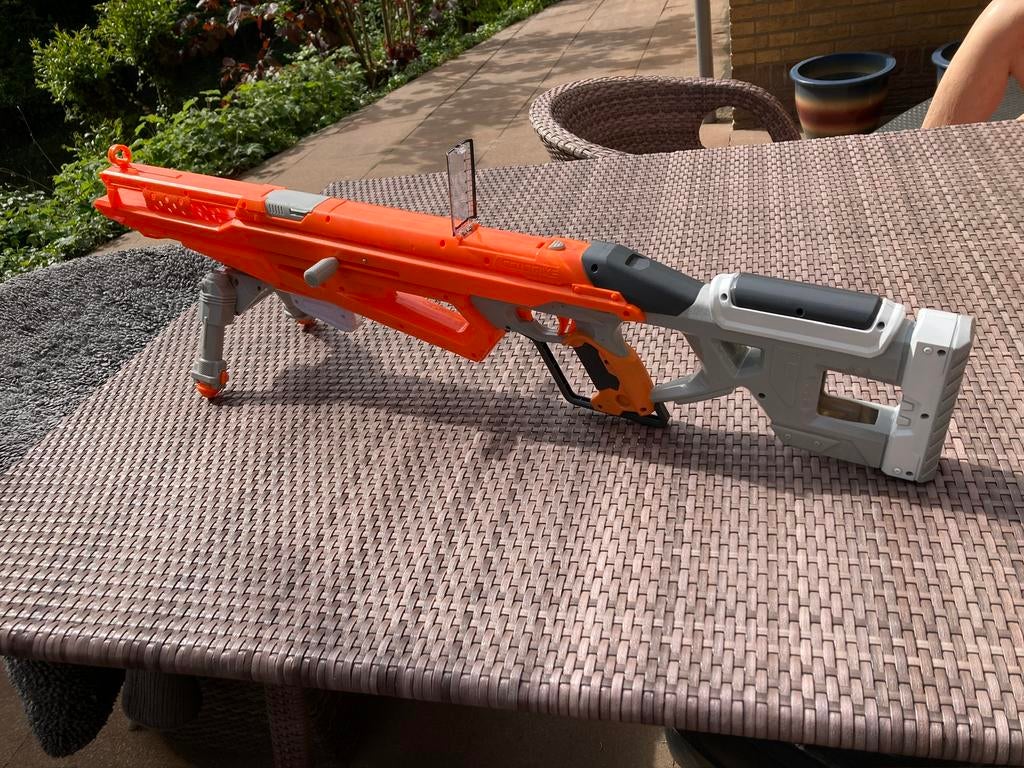 Nerf Raptorstrike (Accustrike series), Ophalen, Zo goed als nieuw