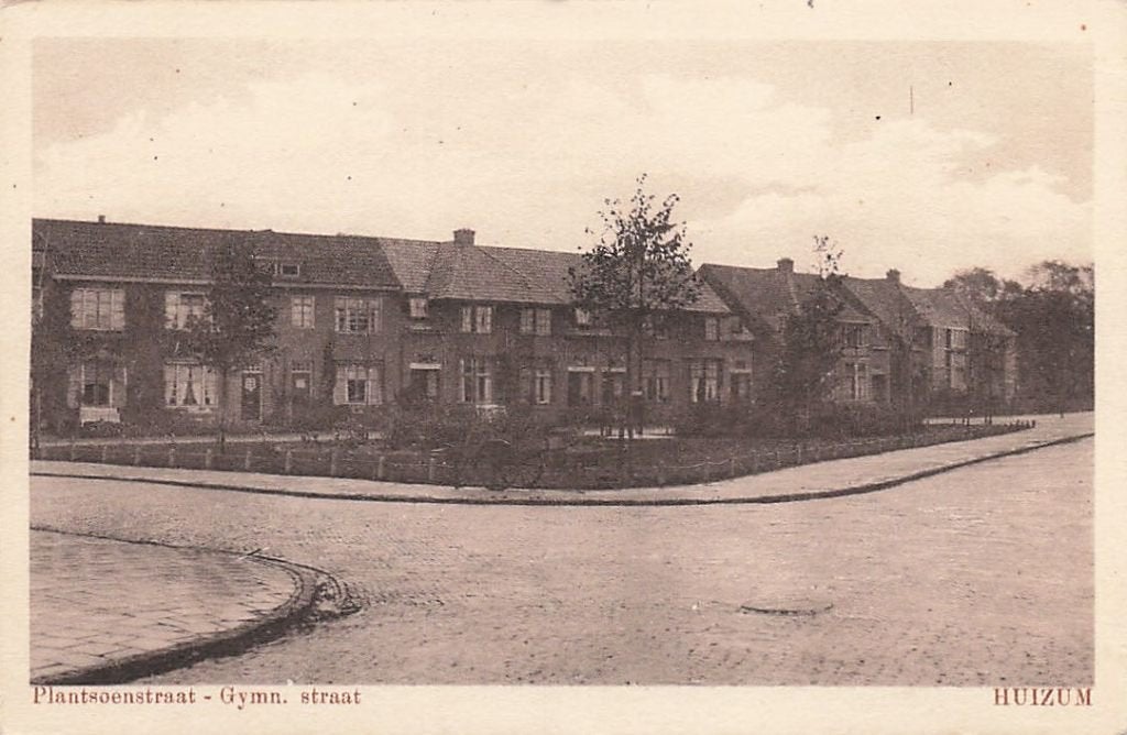 AM223 Huizum Plantsoenstraat ca. 1925, Verzamelen, Verzenden, 1920 tot 1940, Ongelopen, Friesland