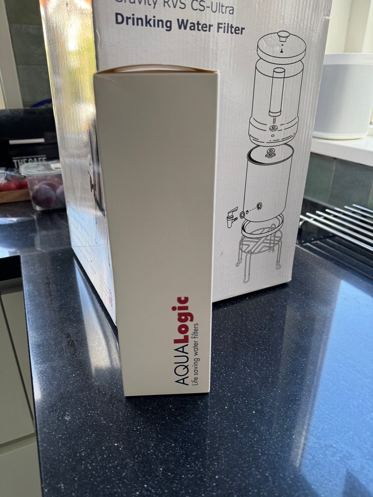 AQUA Logic Gravity RVS CS-Ultra Set en extra filter, Ophalen of Verzenden, Zo goed als nieuw