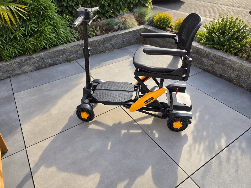 LUMOVO Elektrisch Opvouwbare Scootmobiel – 1 Druk Op De Kno, Ophalen of Verzenden, Nieuw, Life and Mobility, 10 km/u of minder