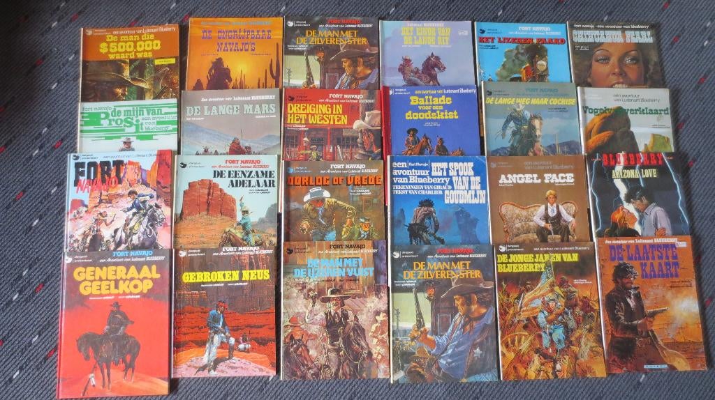 blueberry -roodbaard - de koene ridder, Boeken, Meerdere stripboeken, Ophalen of Verzenden, Gelezen