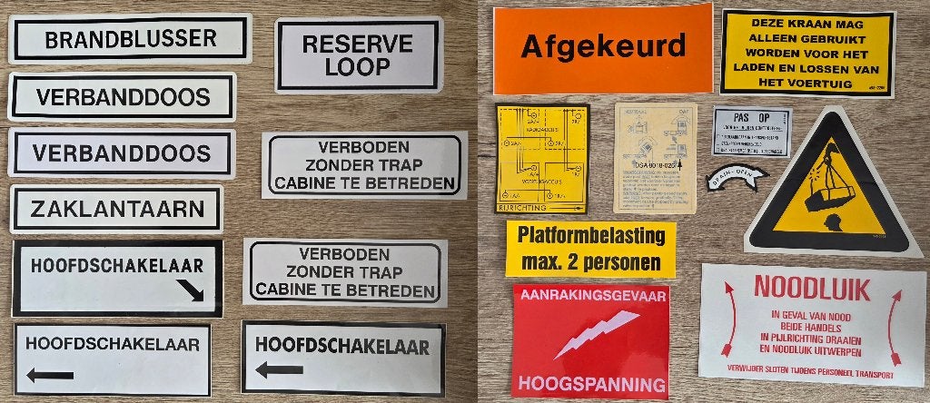 stickers Defensie/Landmacht 69, Ophalen of Verzenden, Zo goed als nieuw