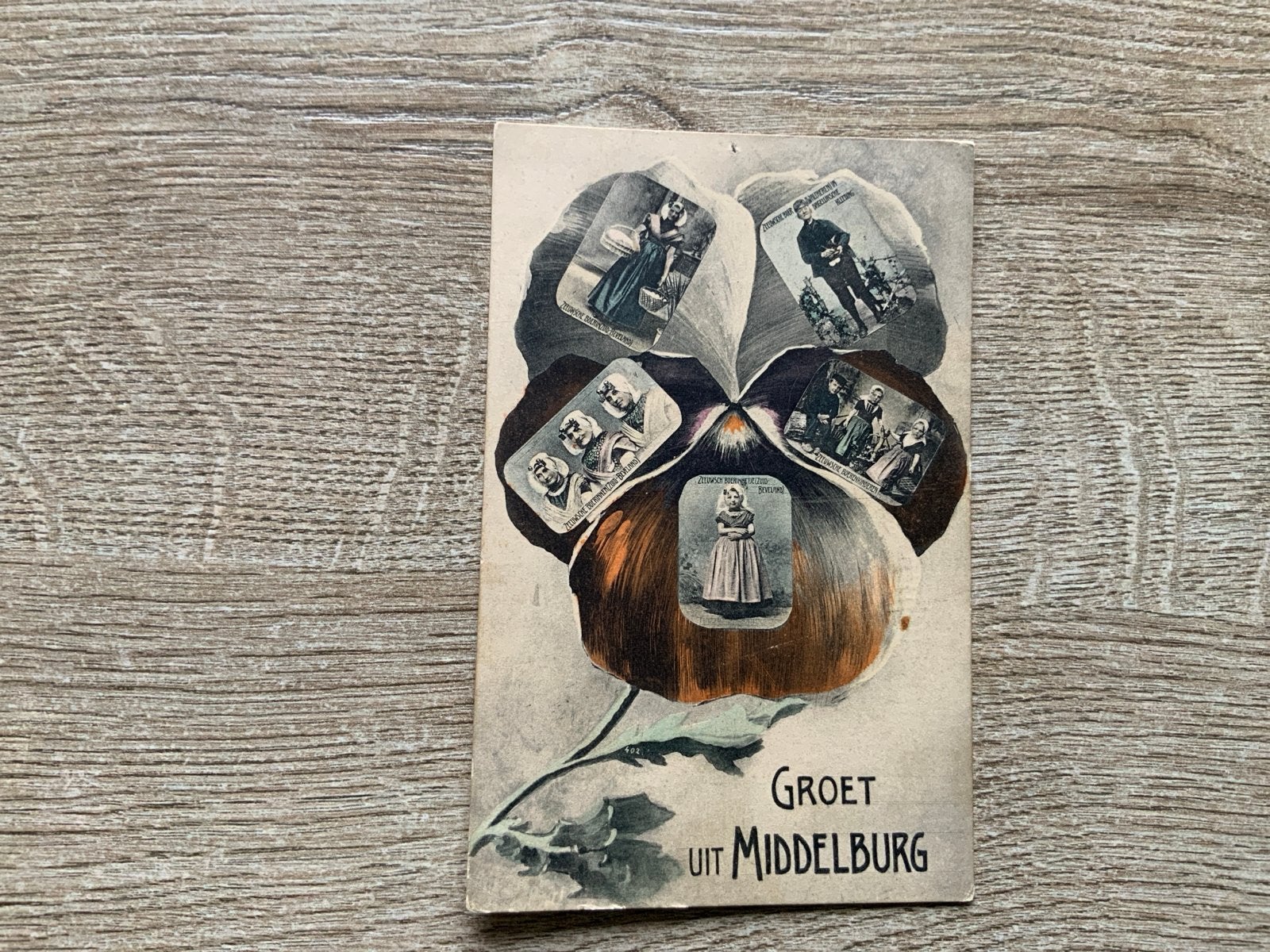 Groet uit Middelburg -, Ophalen of Verzenden, Voor 1920, Gelopen, Zeeland