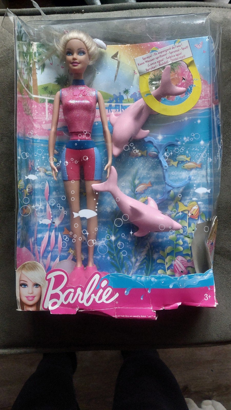 Barbie met dolfijnen - Spuit water!, Ophalen, Nieuw, Barbie