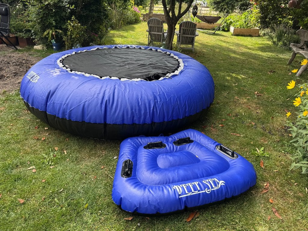 Opblaasbare watertrampoline met vlot - 3,05m diameter, Ophalen, Nieuw