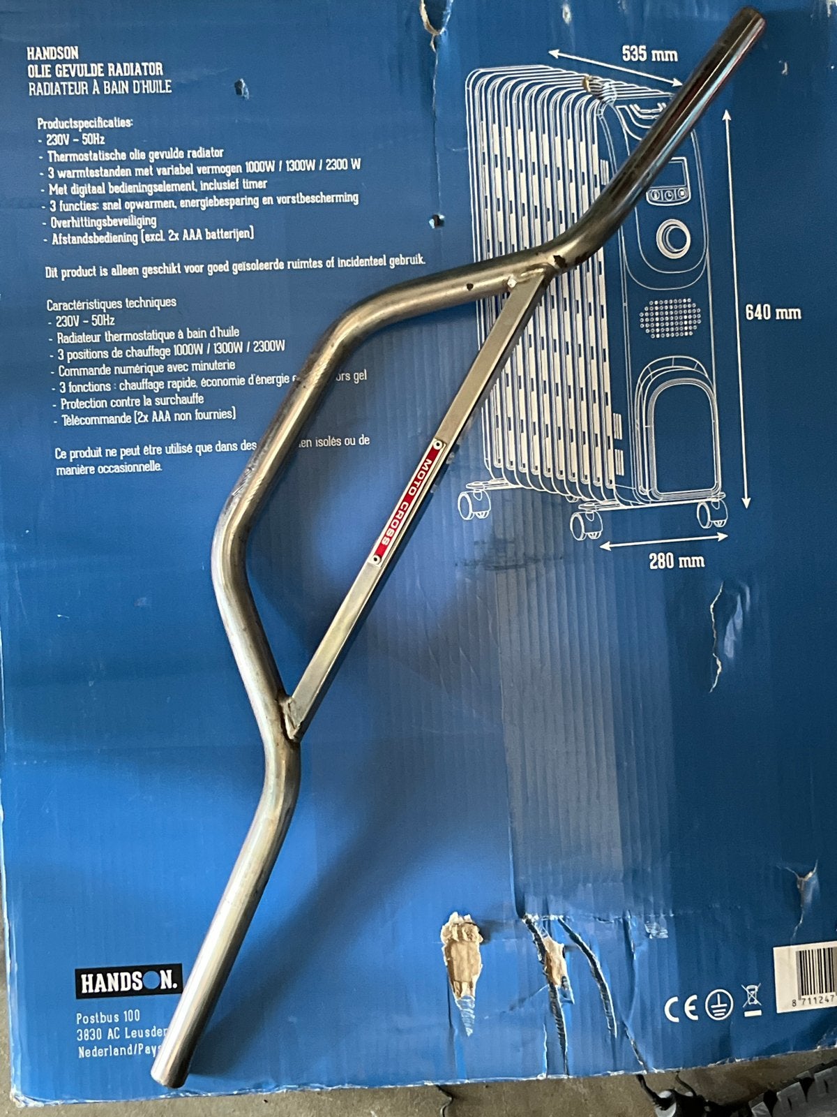 Gebruikt stuur voor Honda MT Yamaha DT crosbrommer, Ophalen of Verzenden, Gebruikt, Honda
