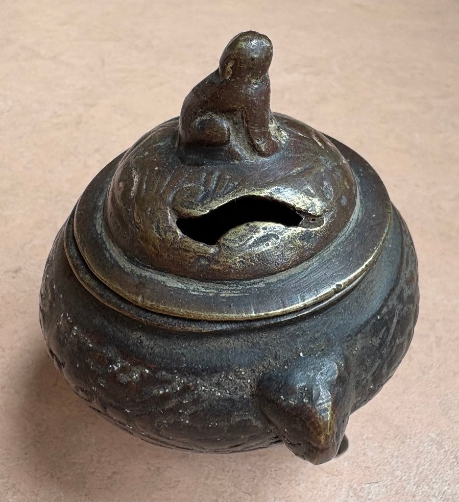 Antieke bronzen wierookbrander, China, Ophalen of Verzenden