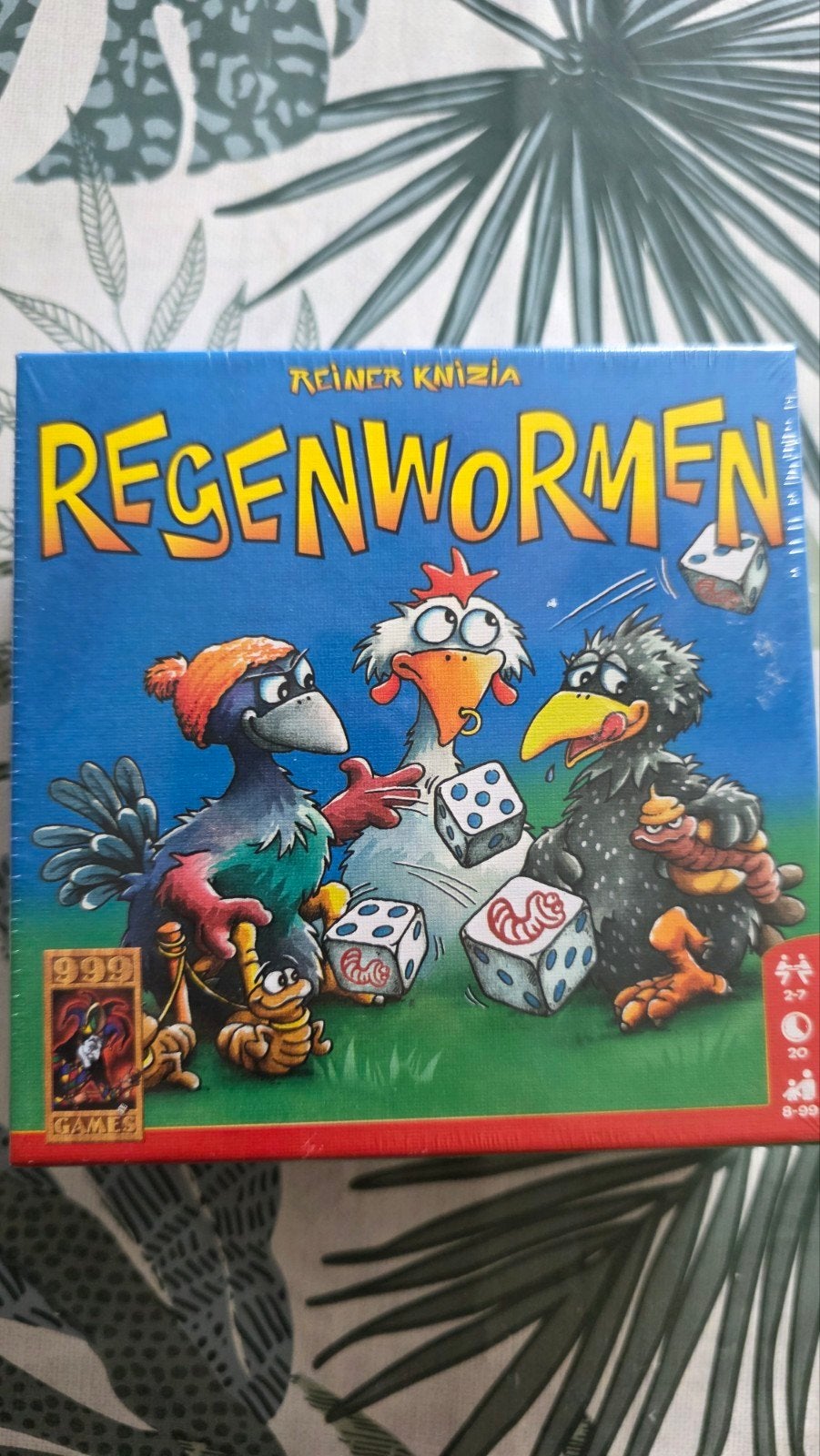 Nieuw Regenwormen dobbelspel - Strategisch en leuk!, Vijf spelers of meer, Ophalen of Verzenden, Nieuw, 999 Games
