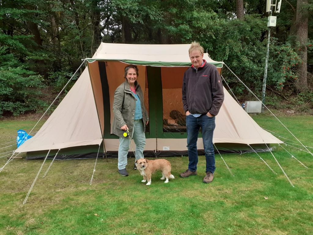 ESVO Stolp 4 Super katoenen tent met vast kuipzeil, Ophalen, Gebruikt, Tot en met 4