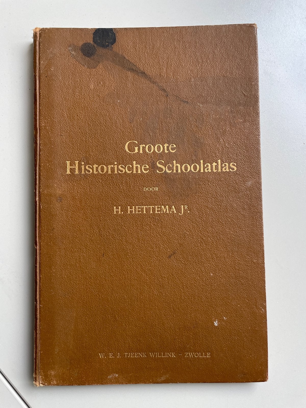 Grote Historische Schoolatlas - H. Hettema Jr. (1923), Boeken, Atlassen en Landkaarten, Gelezen, Overige atlassen, Ophalen of Verzenden