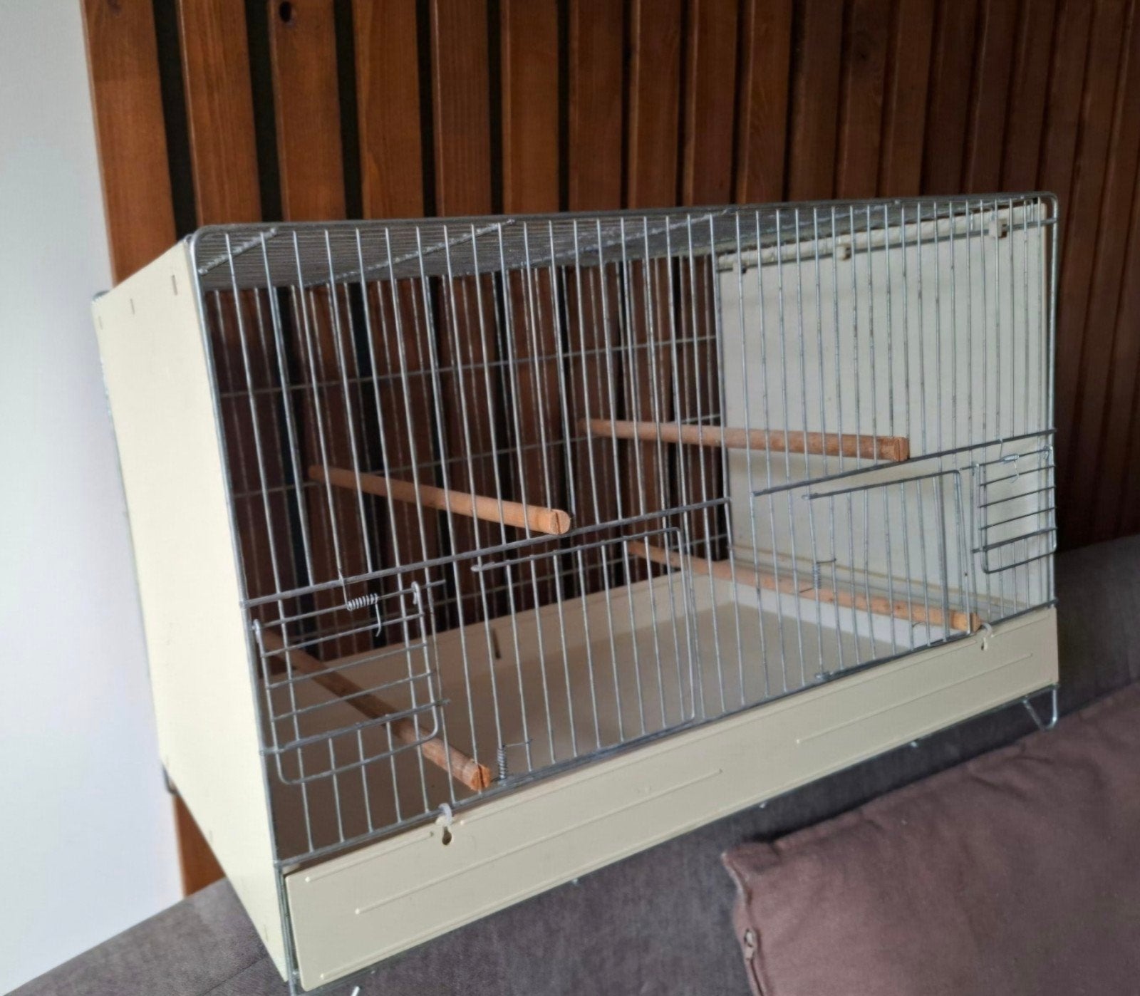 vogelkooi broedkooi 55x30x35, Ophalen, Gebruikt, Metaal, Vogelkooi