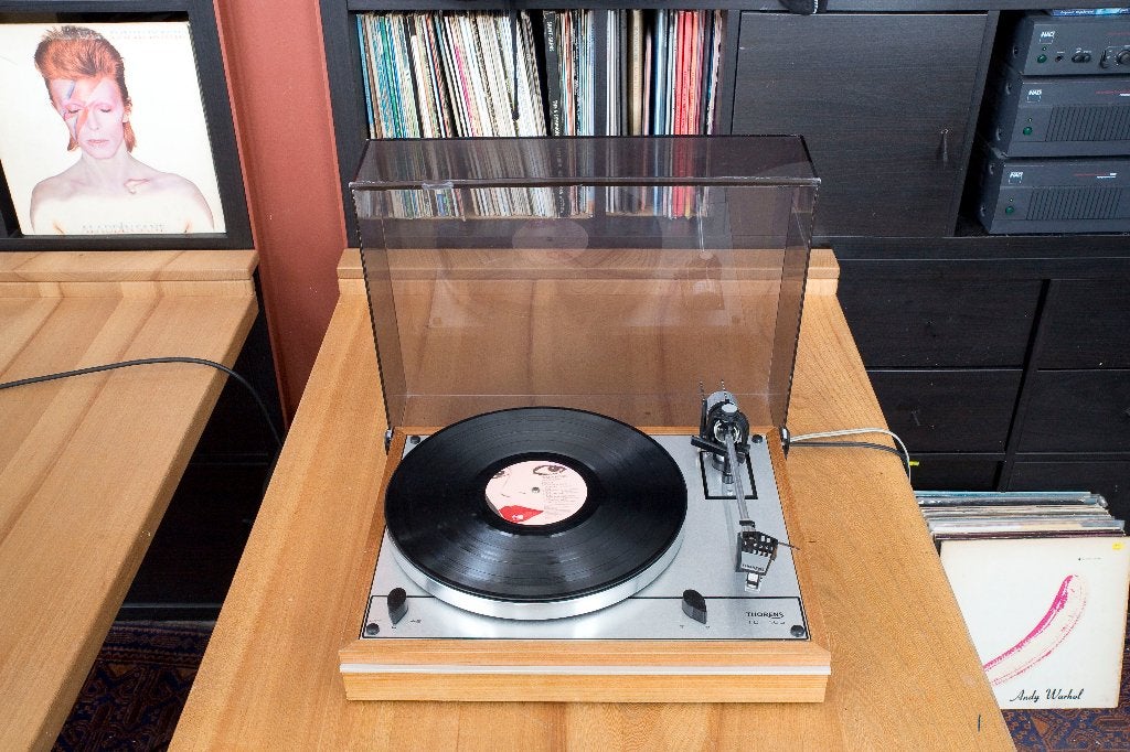 Thorens TD165 platenspeler in erg mooie staat & 100% in orde, Ophalen, Zo goed als nieuw, Platenspeler, Thorens
