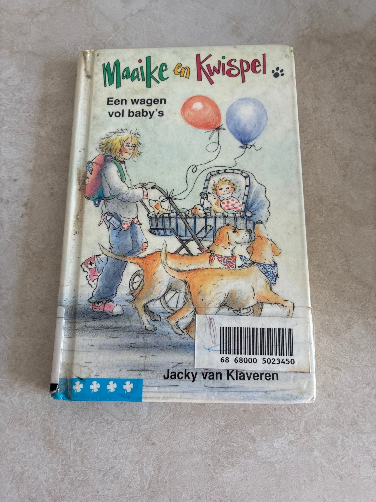 Maaike en Kwispel: Een wagen vol baby's - Jacky van Klaveren, Ophalen of Verzenden, Gelezen, 2 tot 3 jaar