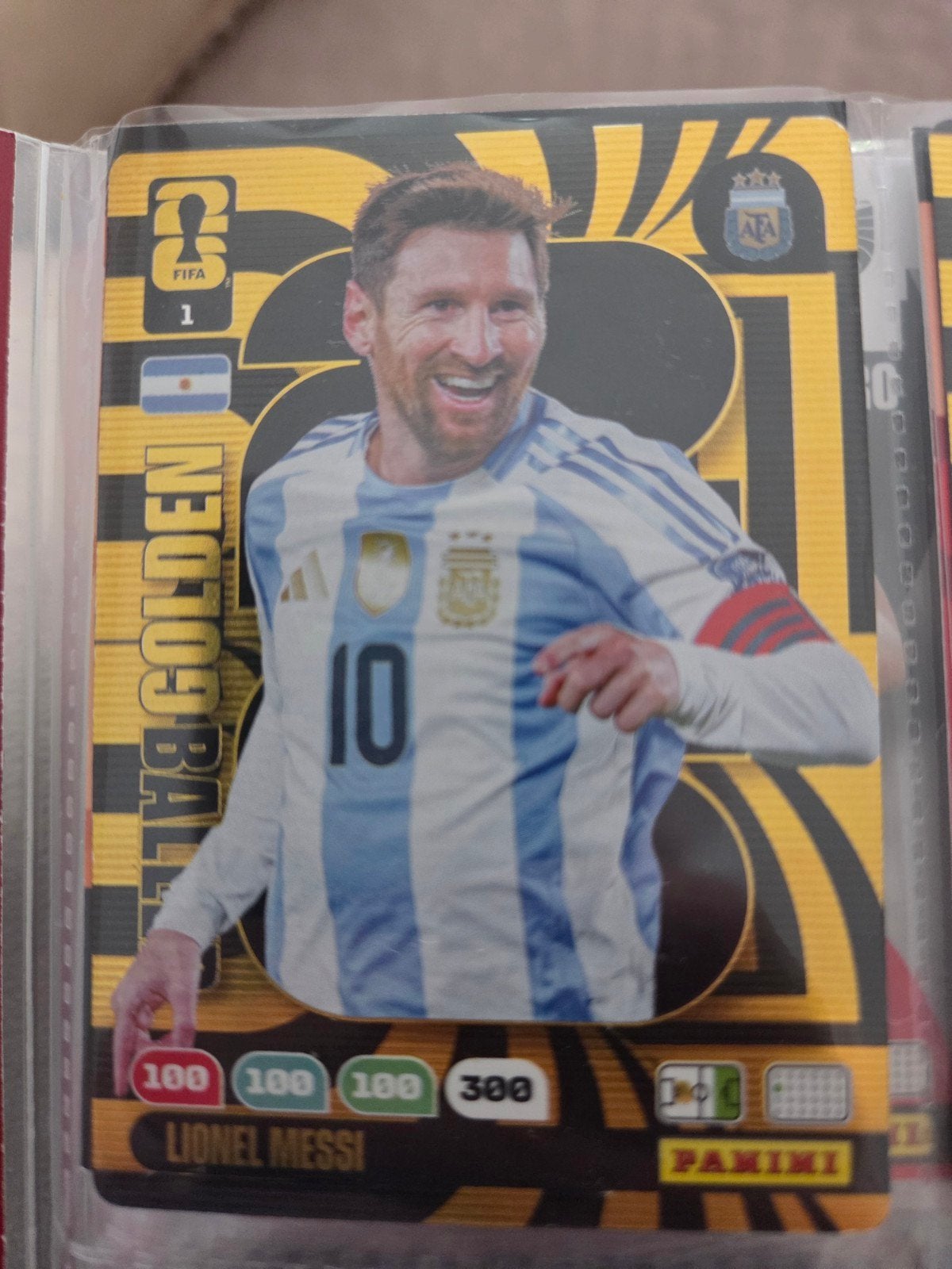 Panini Adrenalyn XL World Cup Golden Baller Messi, Verzamelen, Ophalen of Verzenden