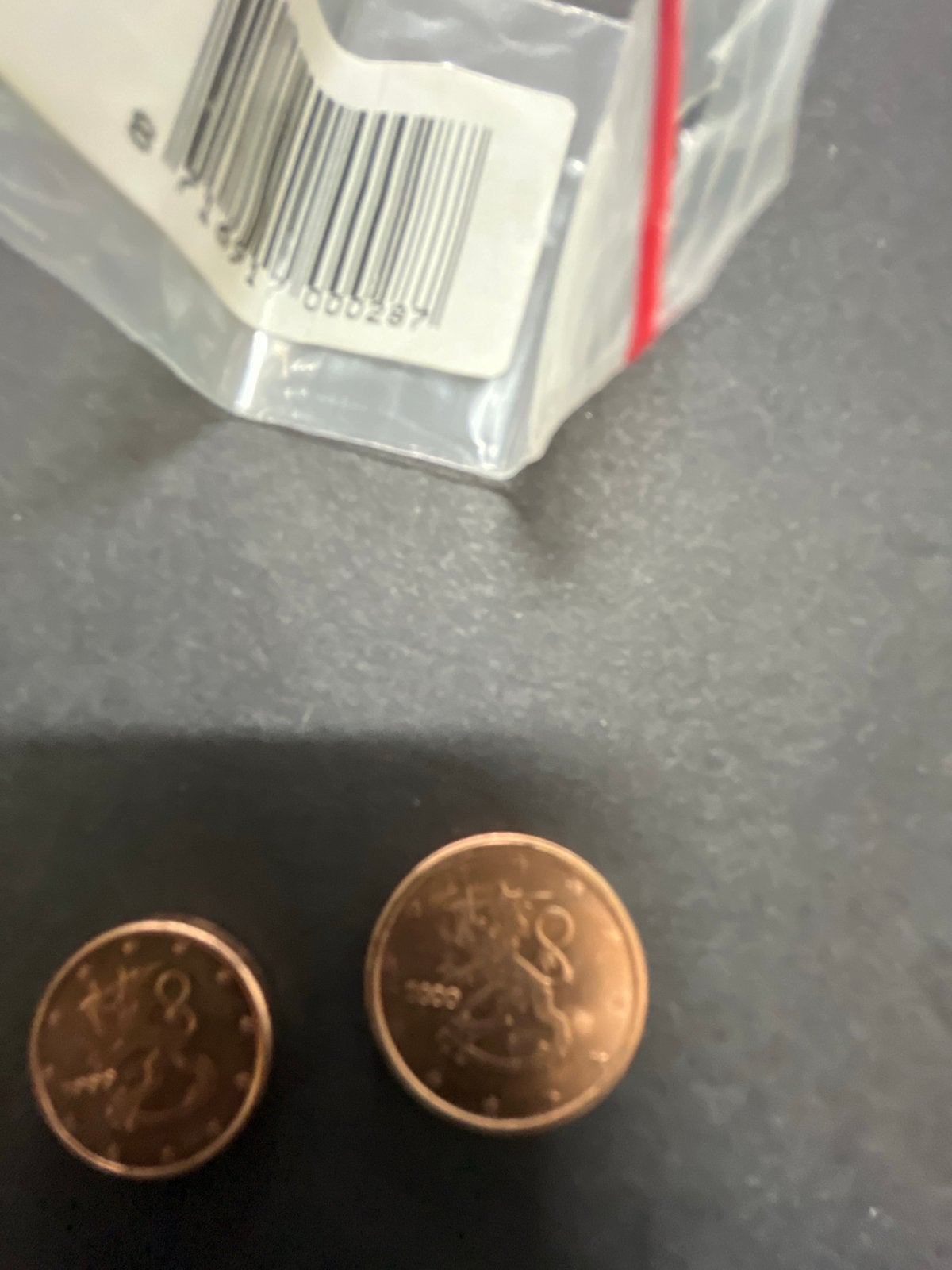 Finse 1 1999 en Finse 2 cent munt uit 2000, Ophalen of Verzenden, Finland, Overige waardes, Setje