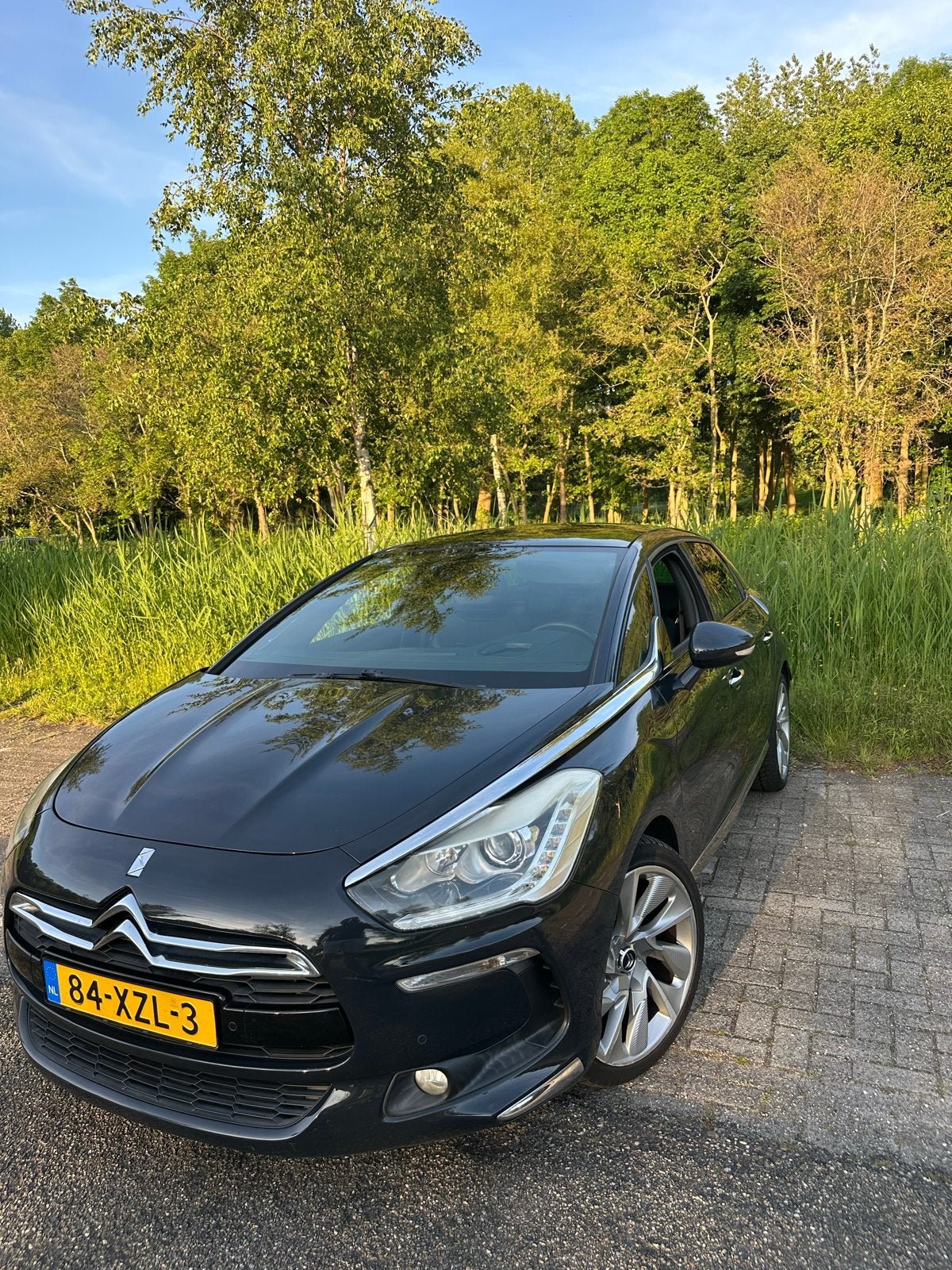 Citroën DS5 1.6 THP 115KW AUTOMAAT 2012 Grijs, Auto's, Citroën, 745 kg, Zwart, 1395 kg, 1500 kg