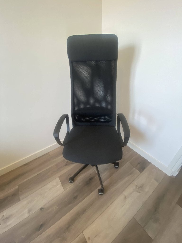 Bureaustoel Ikea Markus, Ophalen, Gebruikt, Zwart, Bureaustoel