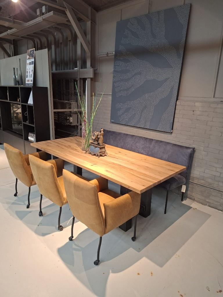 Karin set-Chill Line collectie in leder Concrete nu €1499,-, Ophalen, Overige kleuren, Nieuw, Leer
