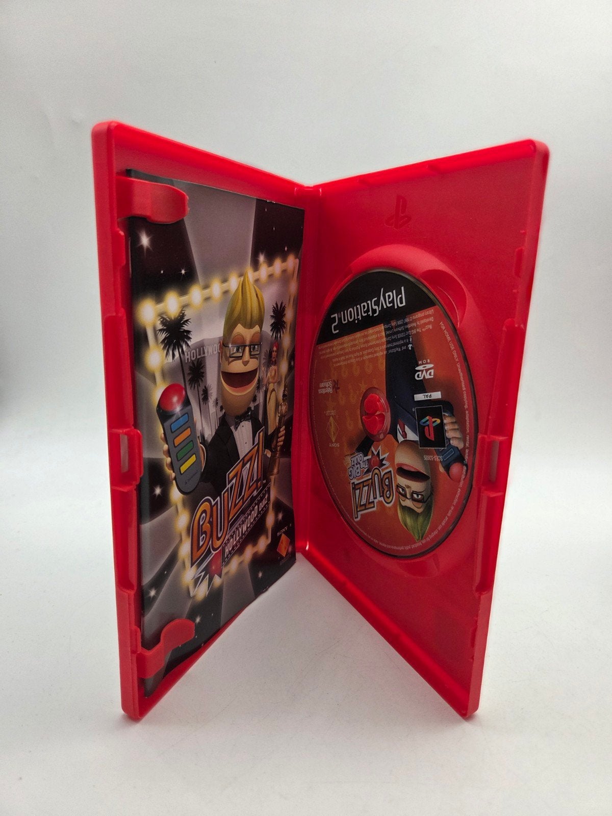 Buzz! Hollywood Quiz - PlayStation 2 (PS2), Gebruikt, Overige genres, Eén computer, Ophalen of Verzenden