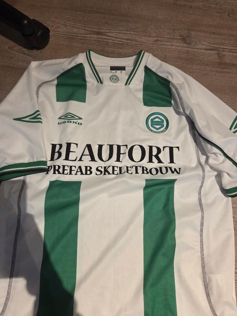 Retro Fc Groningen shirt, Ophalen of Verzenden, Zo goed als nieuw, Overige binnenlandse clubs, Shirt
