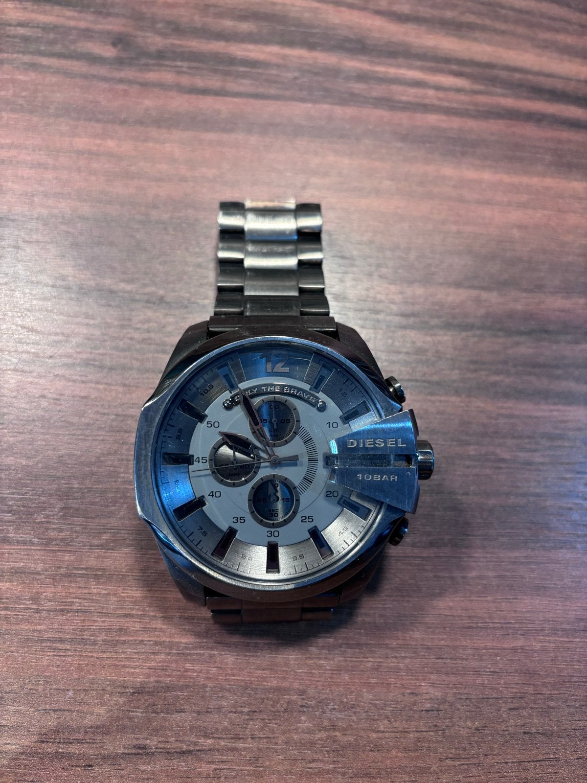 Mooie Diesel Master Chief horloge 50mm - Chronograaf, Overige merken, Staal, Polshorloge, Ophalen of Verzenden