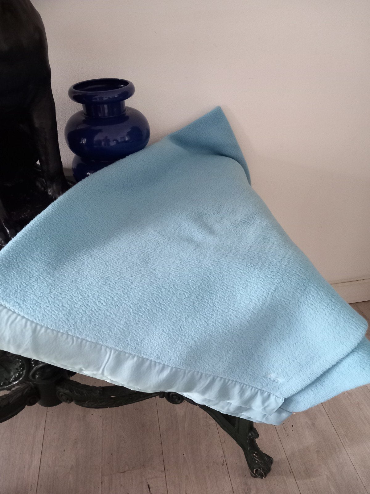AaBe deken Vintage babyblauw, Ophalen of Verzenden