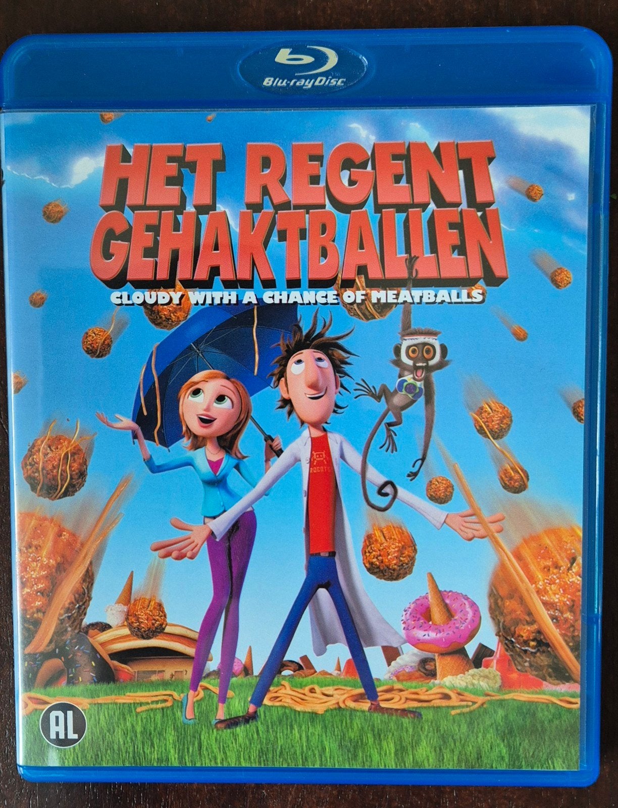 Het regent gehaktballen blu-ray, Ophalen of Verzenden, Zo goed als nieuw